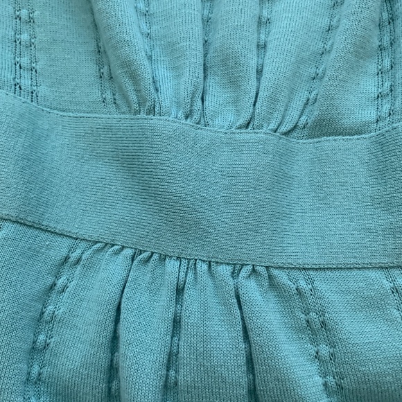 Belldini Teal Long Sleeve Open Front Cardigan- Size Small - Picture 7 of 11